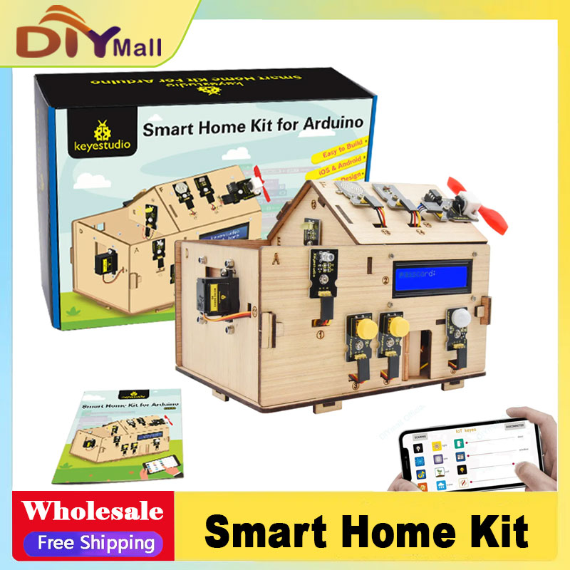 Home Automation Diy Kit - Keyestudio Smart IoT Home Kit مع