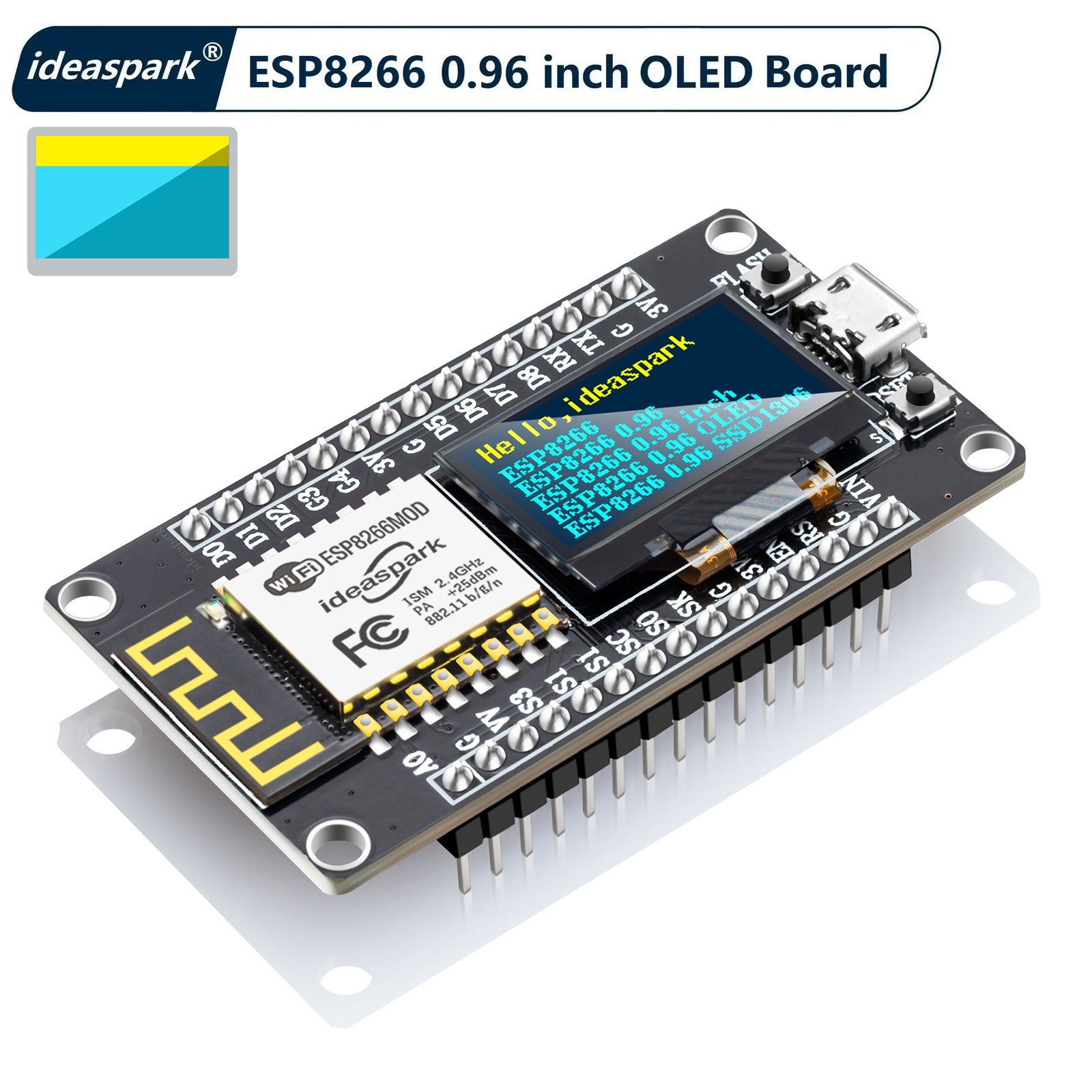 Esp8266 Nodemcu Board - لوحة تطوير NodeMCU ESP8266 مع شاشة