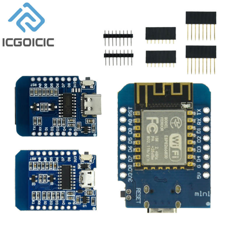 Esp8266 Nodemcu Board - D1 لوحة تطوير صغيرة NodeMcu ،