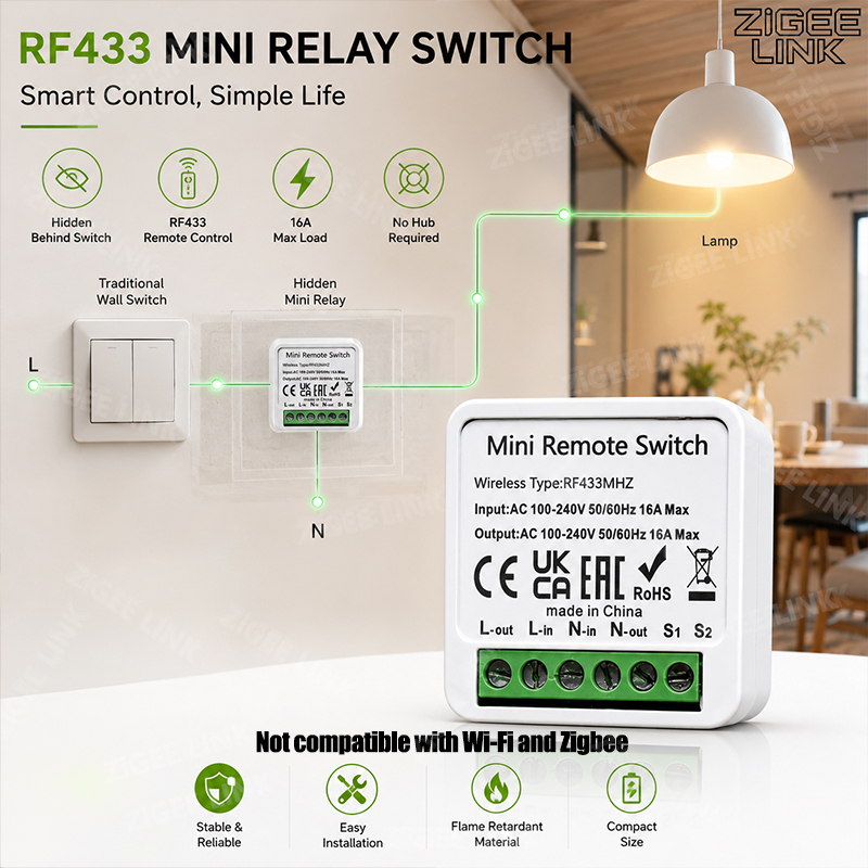 جهاز استقبال ذكي صغير RF433MHz - مراجعة Diy Home Automation System وسعره