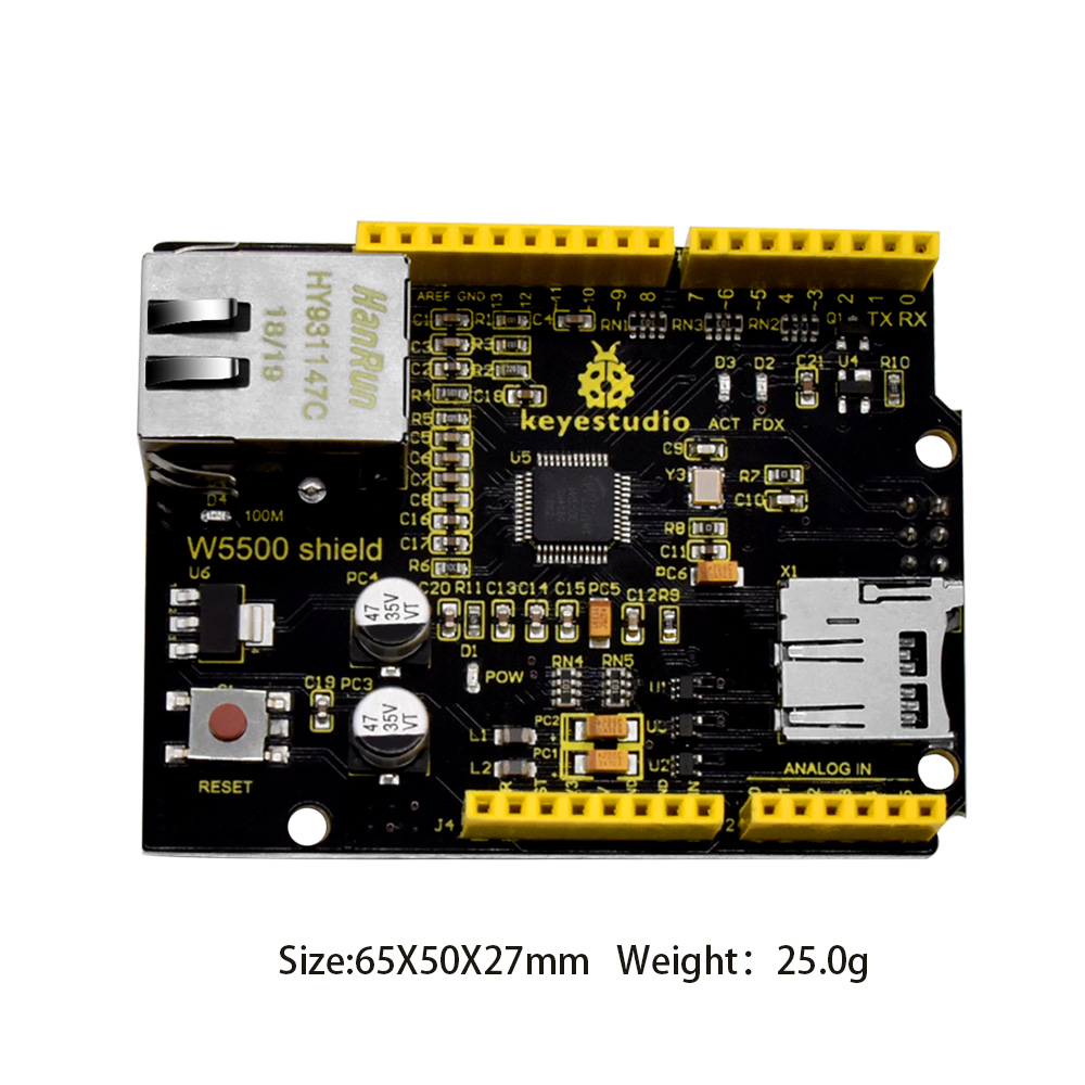 لوحة توسيع التحكم في Ethernet  - مراجعة Ethernet Module W5500 وسعره