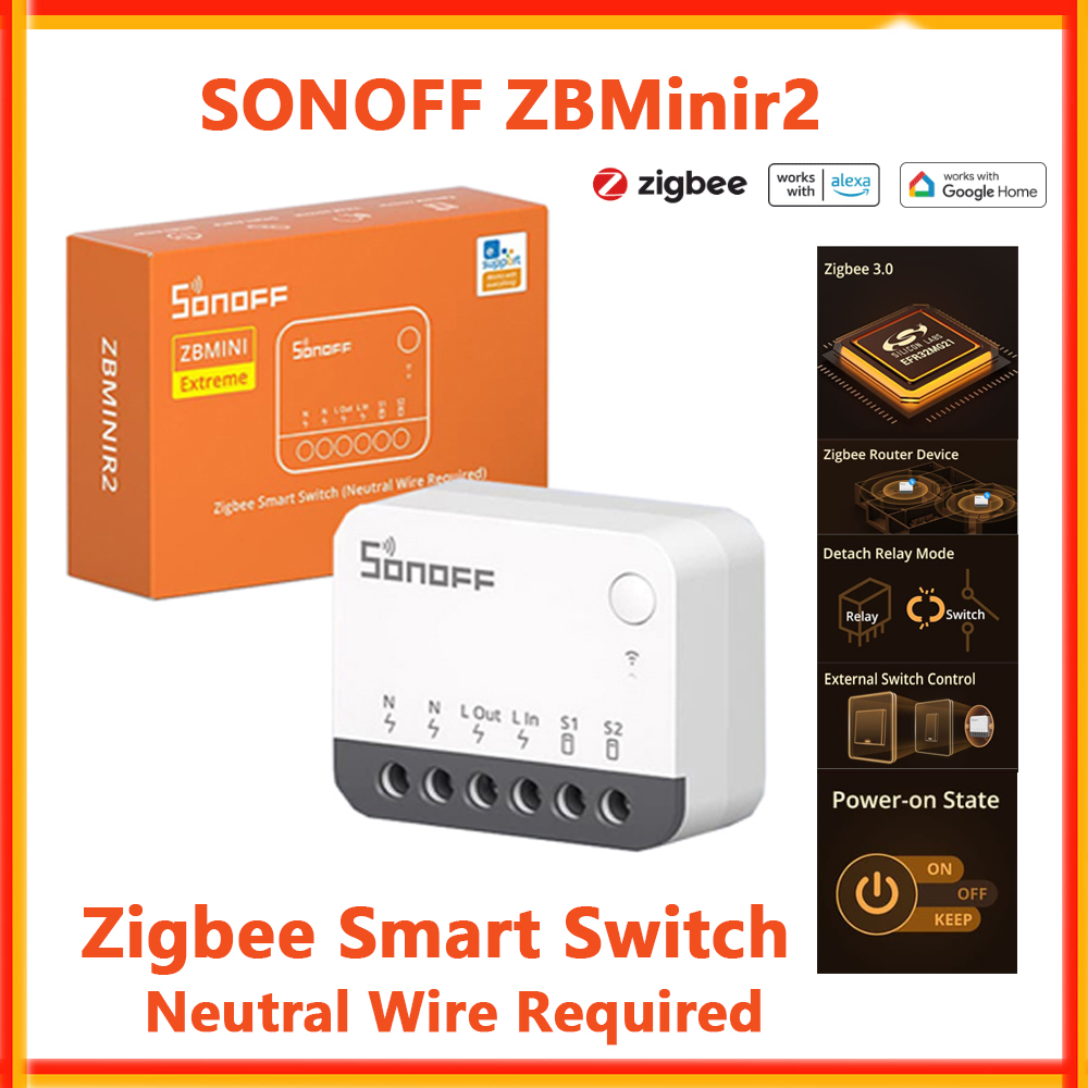 مفتاح ذكي SONOFF ZBMinir2 Zigb - مراجعة Sonoff Basic Switch وسعره