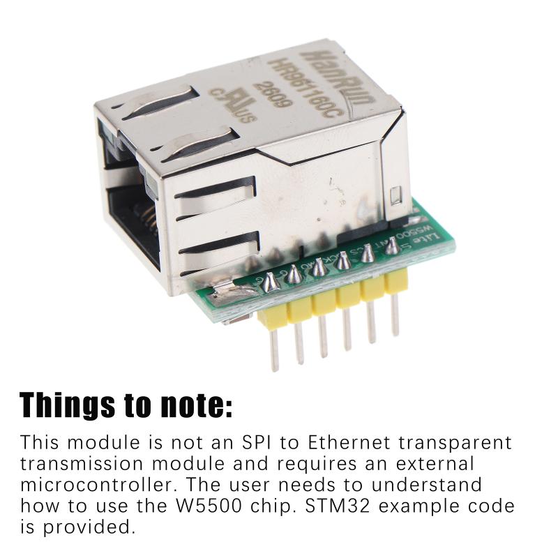 محول SPI إلى LAN إيثرنت بشريحة - مراجعة Ethernet Module W5500 وسعره