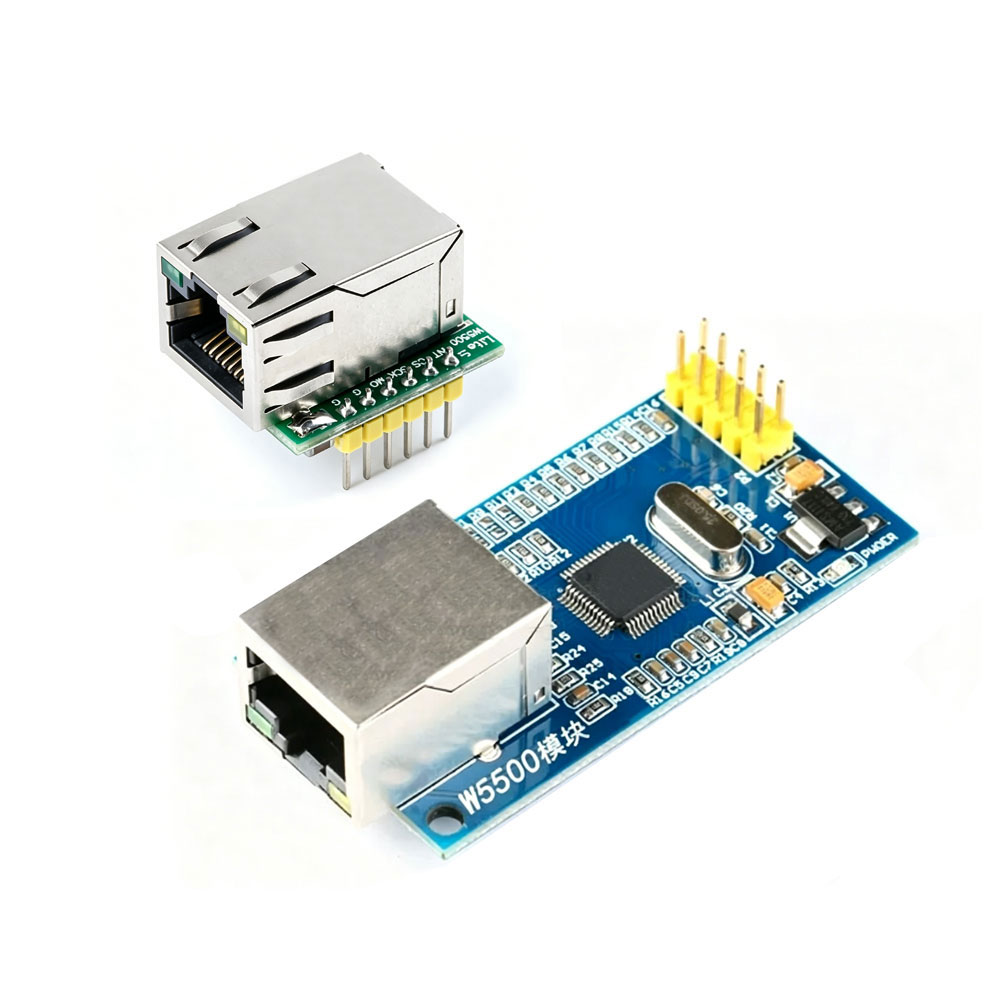 1 قطعة محول إلكتروني ذكي USR-E - مراجعة Ethernet Module W5500 وسعره