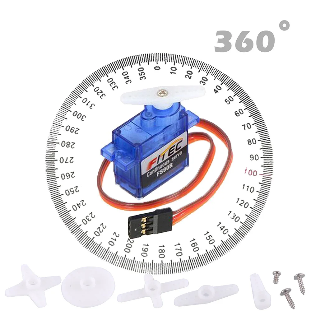 Feetech Mini FS90R مايكرو سيرف - مراجعة Diy Automation Projects وسعره