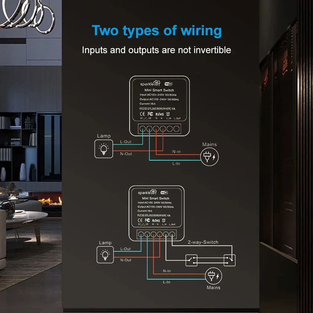 مفتاح ذكي 16A Matter WIFI للتح - مراجعة Diy Home Automation System وسعره