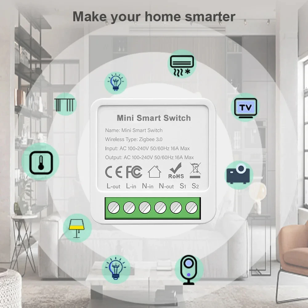 مفتاح ذكي صغير بتقنية واي فاي  - مراجعة Home Automation Diy وسعره