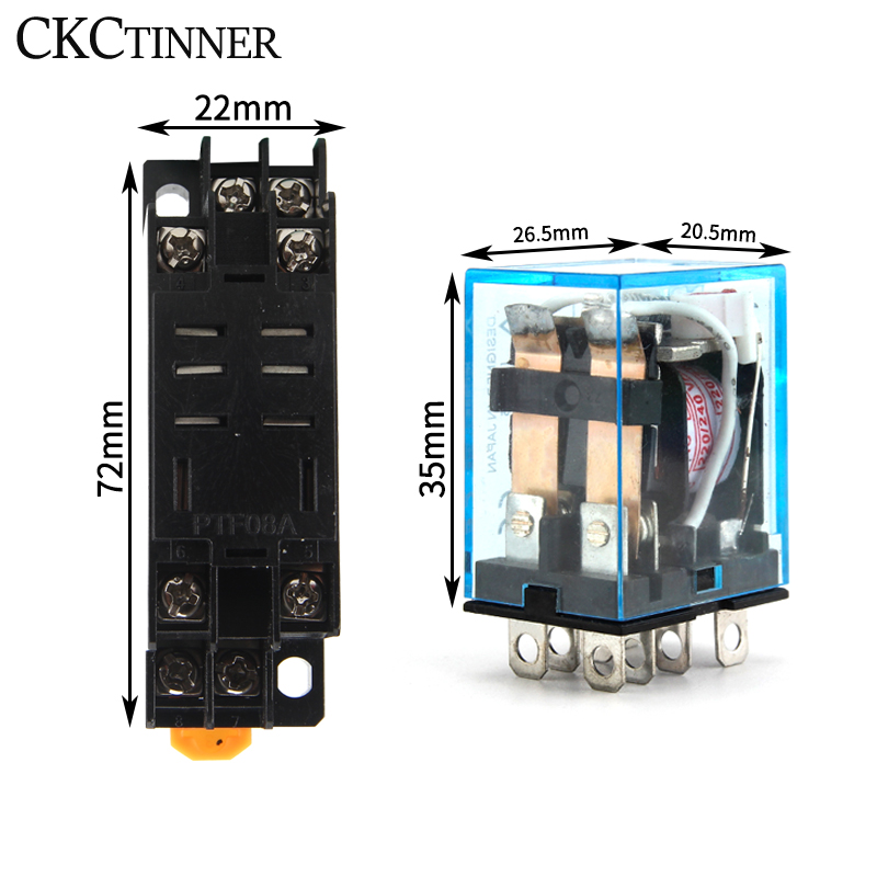 مرحل متوسط HH62P LY2NJ 10A مرح - مراجعة Shelly Relay Module وسعره