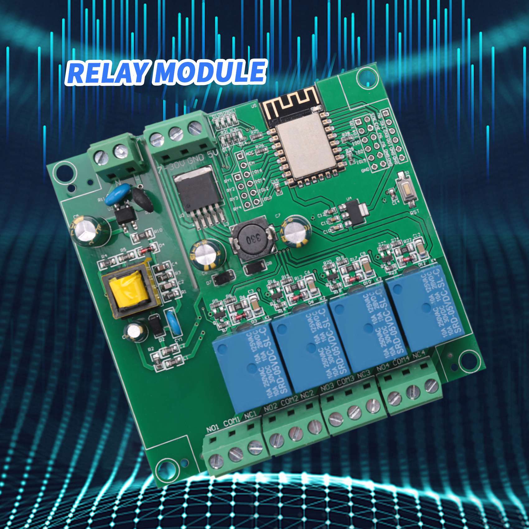 SCLS ESP8266 اللاسلكية واي فاي - مراجعة Relay 8 Channel Board وسعره