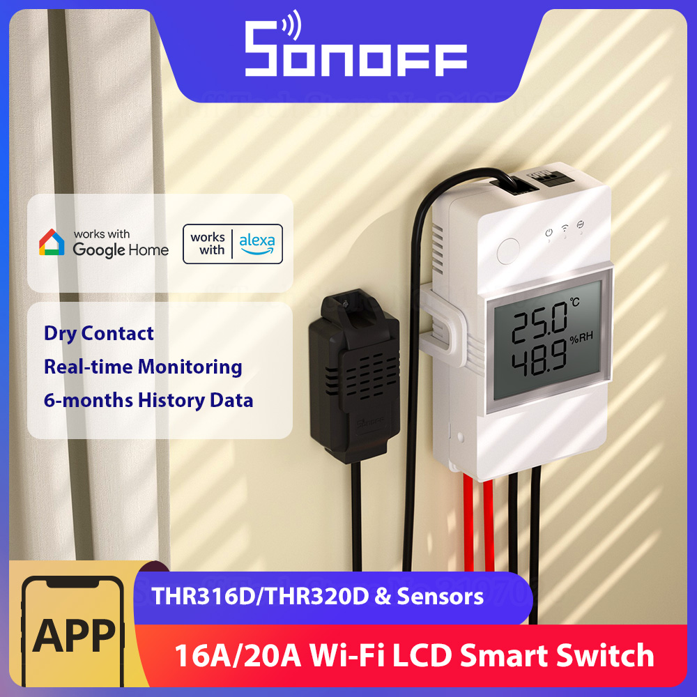 SONOFF THR316D/THR320D مفتاح ذ - مراجعة Sonoff Basic Switch وسعره
