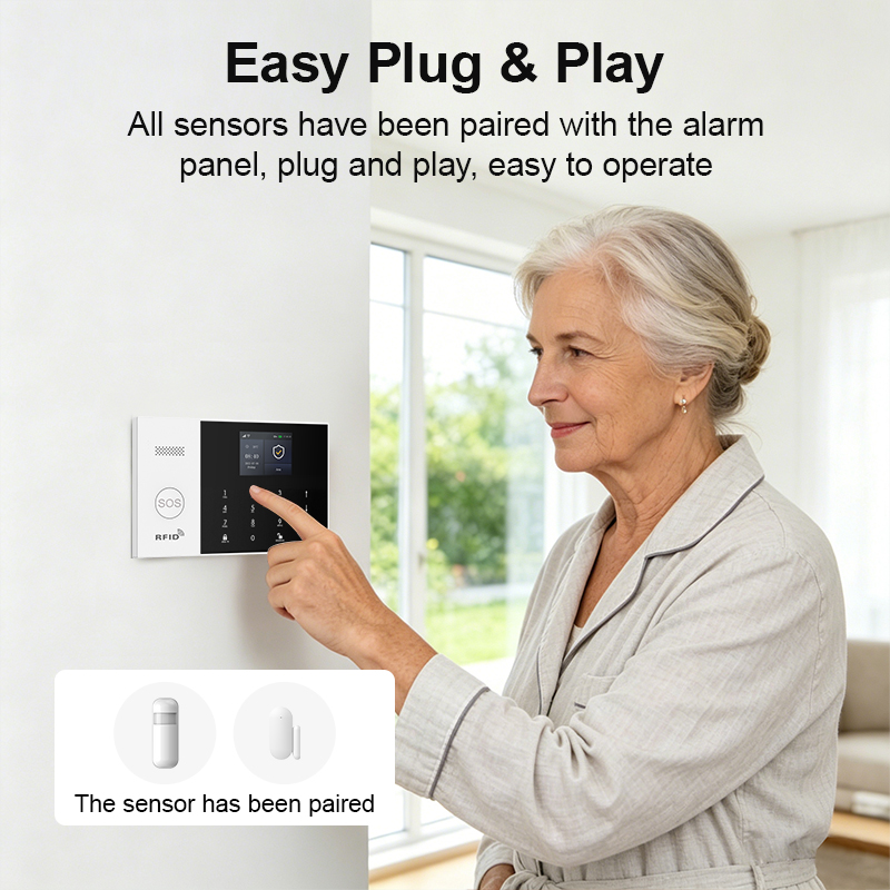 نظام إنذار منزلي ذكي من PGST ي - مراجعة Diy Home Automation System وسعره