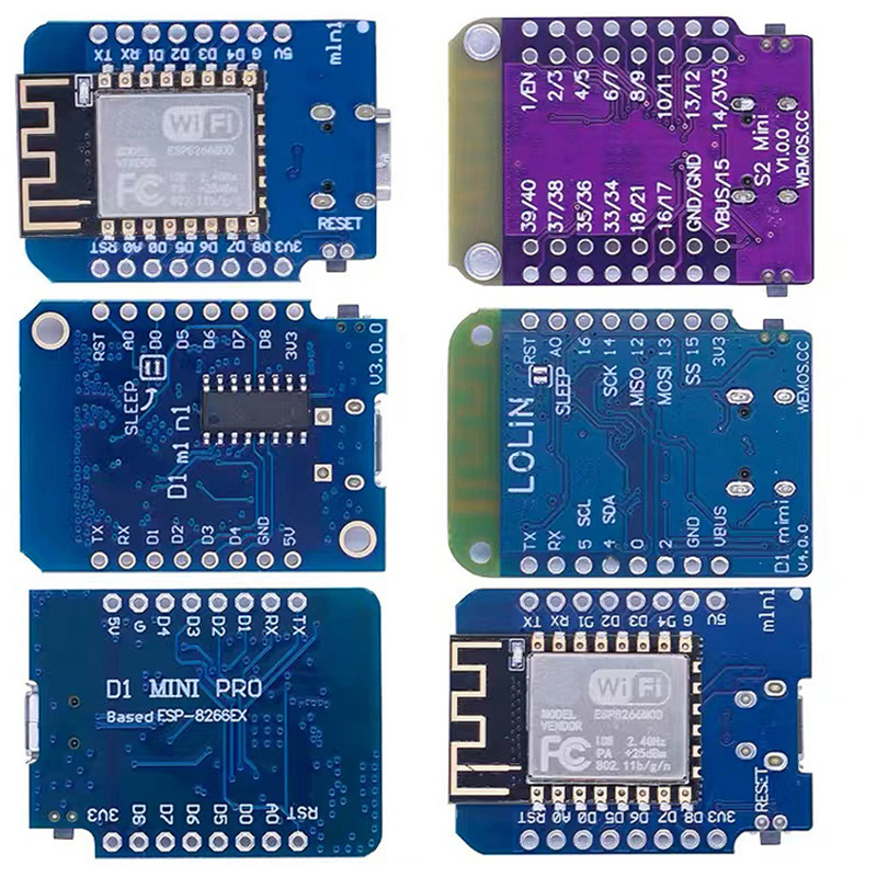 WeMos D1 Mini Pro V3.0 NodeMcu - مراجعة Esp8266 Nodemcu Board وسعره
