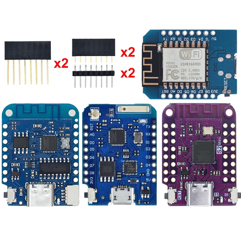 WeMos D1 Mini Pro V3.0 NodeMcu - مراجعة Esp8266 Nodemcu Board وسعره