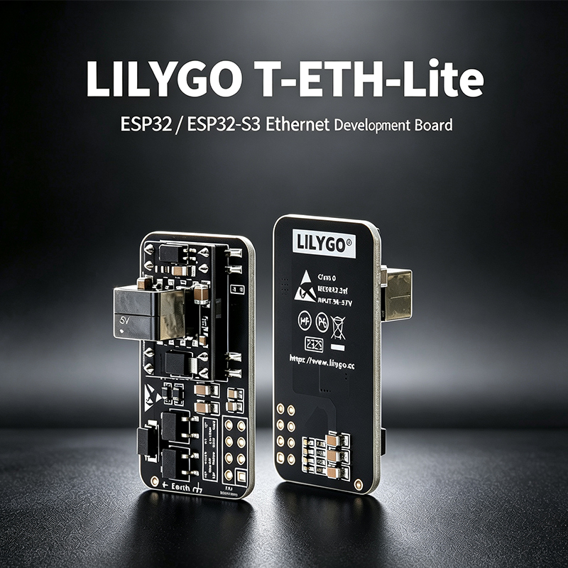 لوحة التطوير LILYGO T‑ETH‑Lite - مراجعة Ethernet Module W5500 وسعره